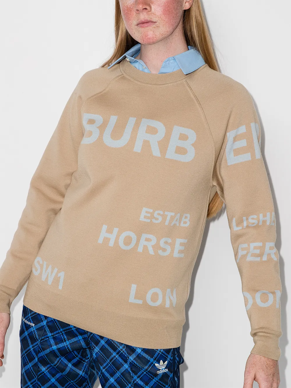фото Burberry толстовка с логотипом