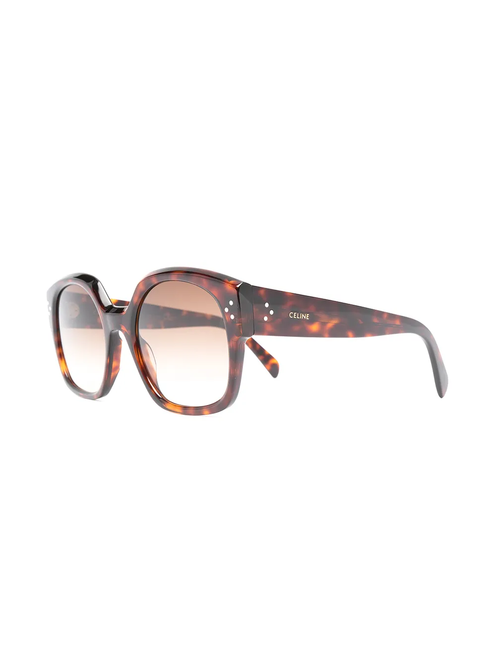фото Celine eyewear солнцезащитные очки в оправе черепаховой расцветки
