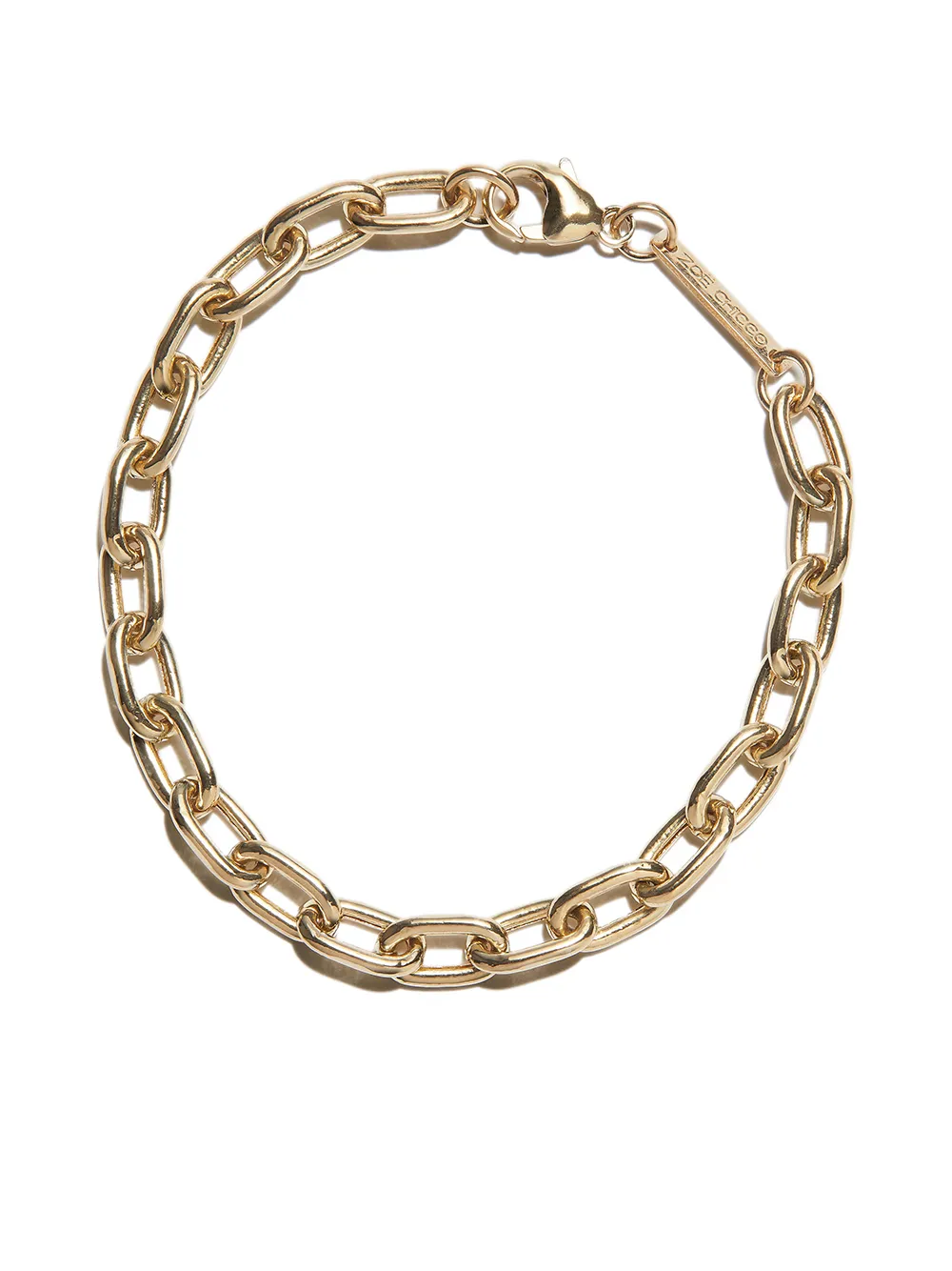 фото Zoë chicco цепочный браслет из желтого золота