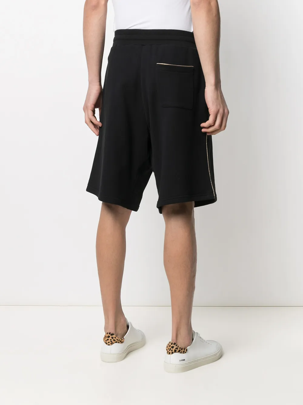 фото Moschino спортивные шорты double question mark
