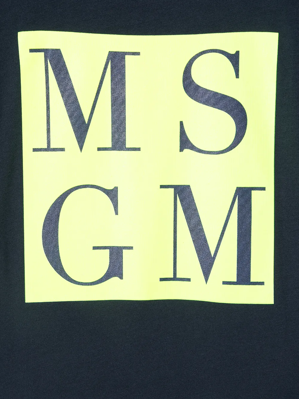 фото Msgm kids футболка с логотипом