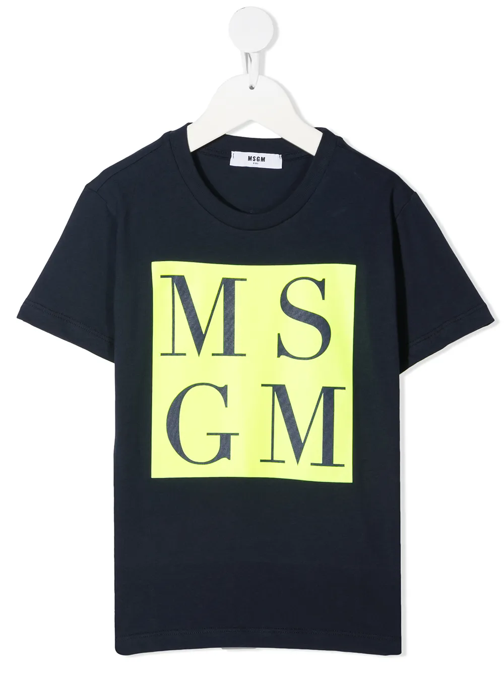 фото Msgm kids футболка с логотипом