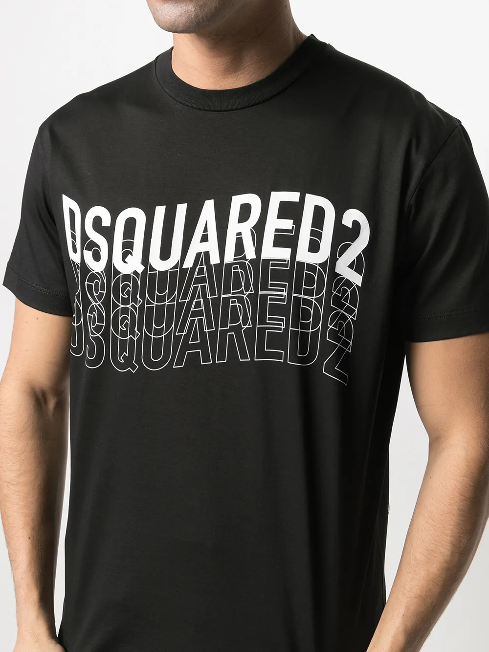 фото Dsquared2 футболка с логотипом