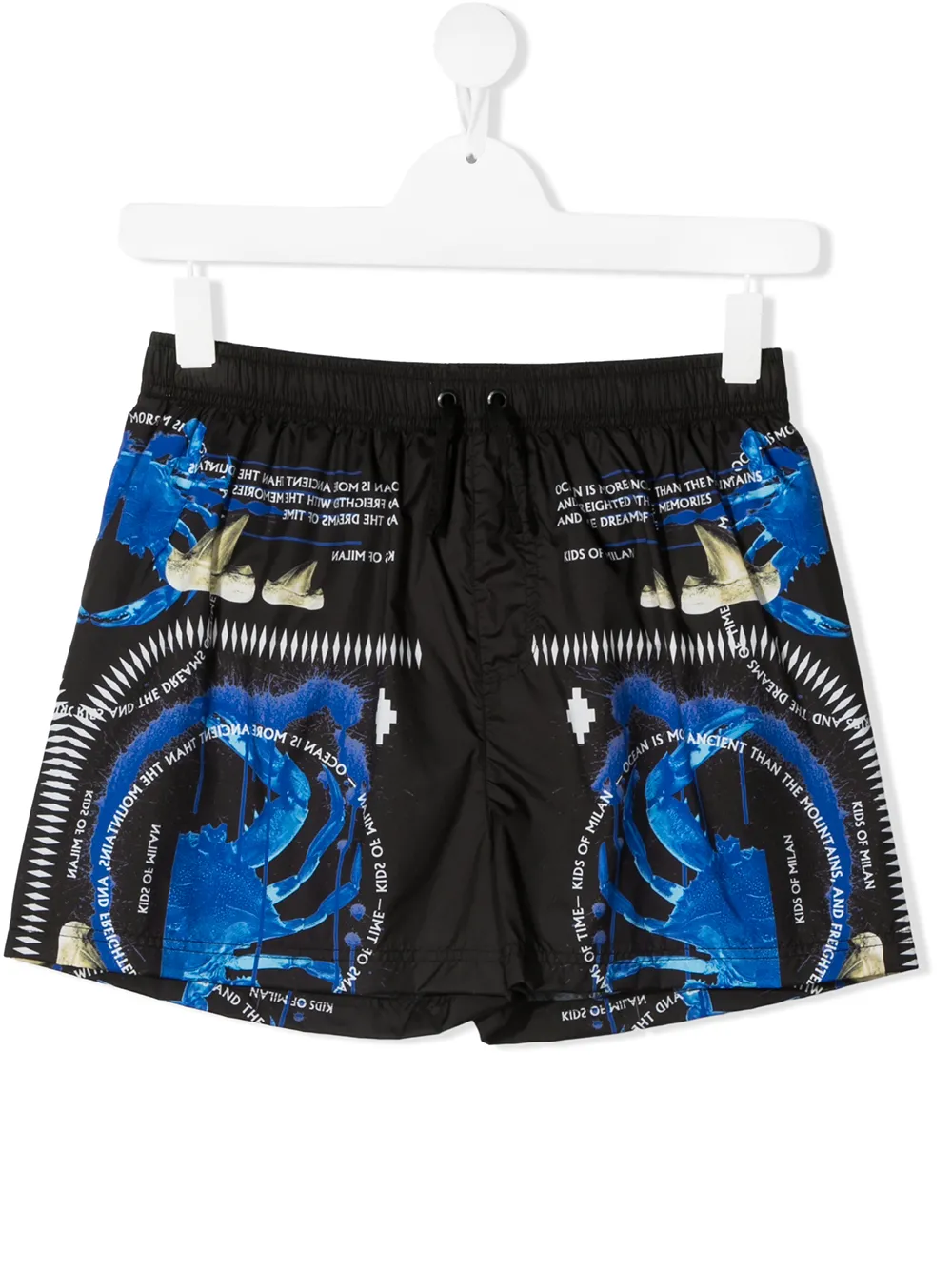 фото Marcelo burlon county of milan kids плавки-шорты с принтом