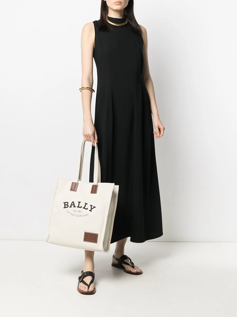 фото Bally сумка-тоут crystalia с логотипом