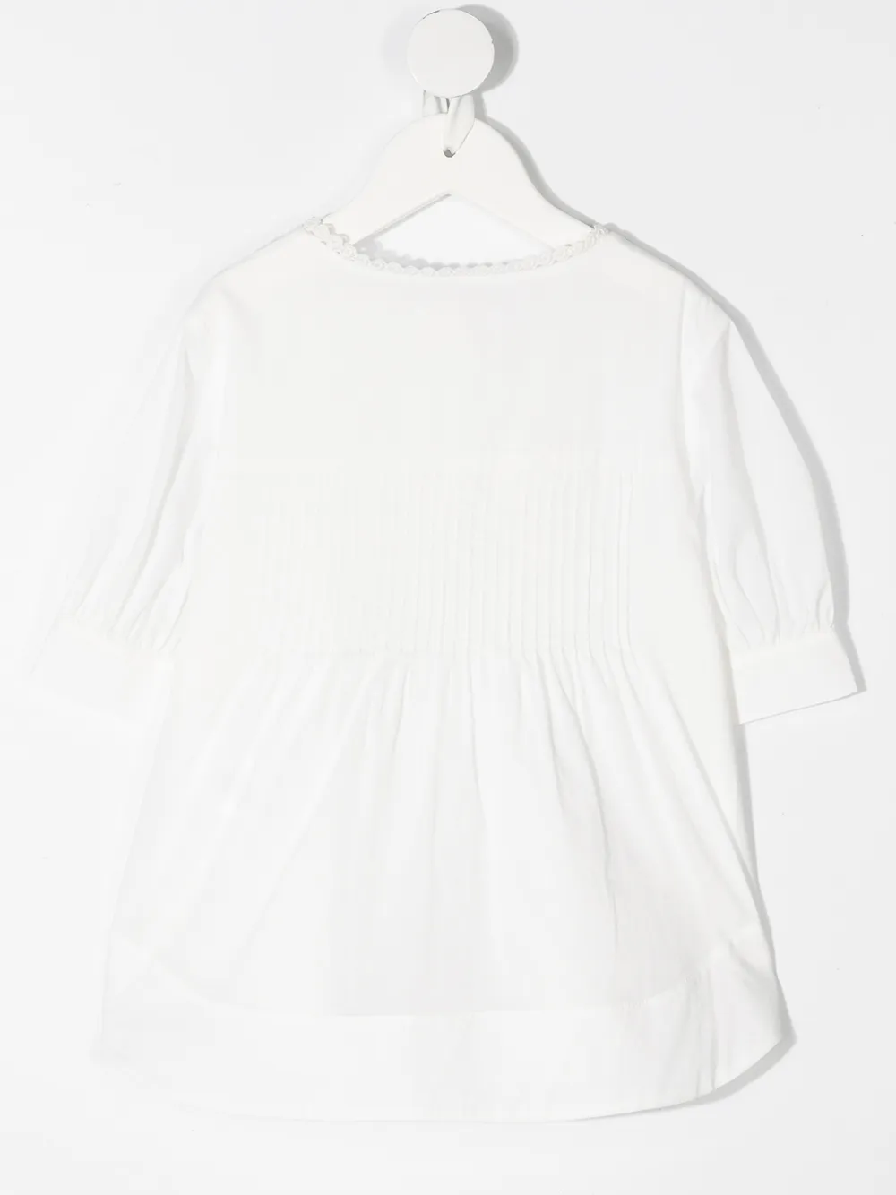 фото Chloé kids топ с круглым вырезом и короткими рукавами