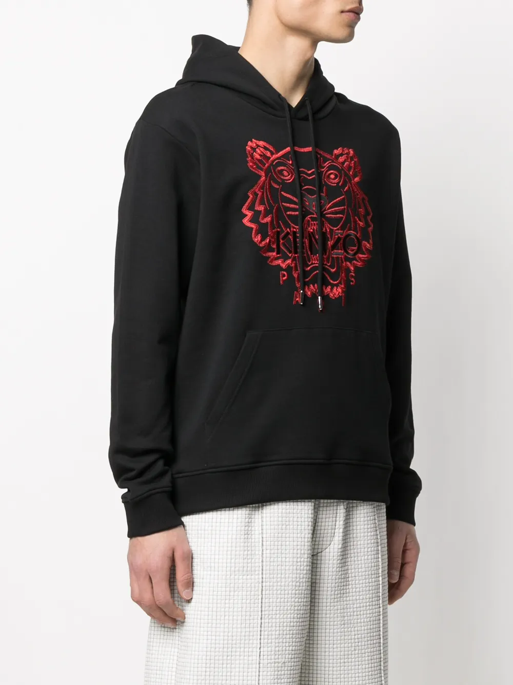 фото Kenzo худи с кулиской и вышивкой tiger