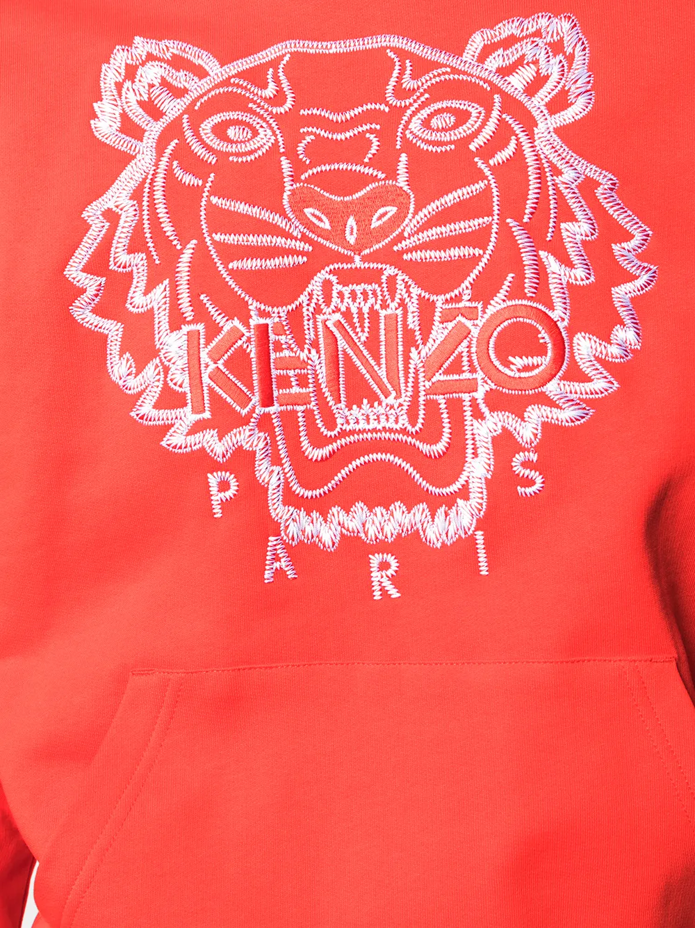 фото Kenzo худи с кулиской и вышивкой tiger