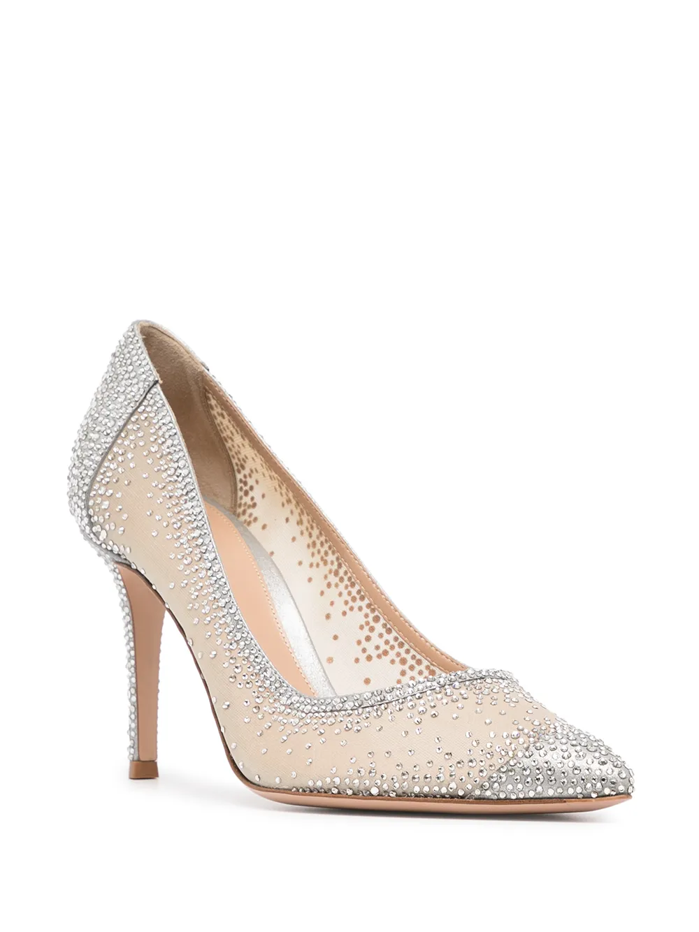 фото Gianvito rossi туфли-лодочки rania с заостренным носком