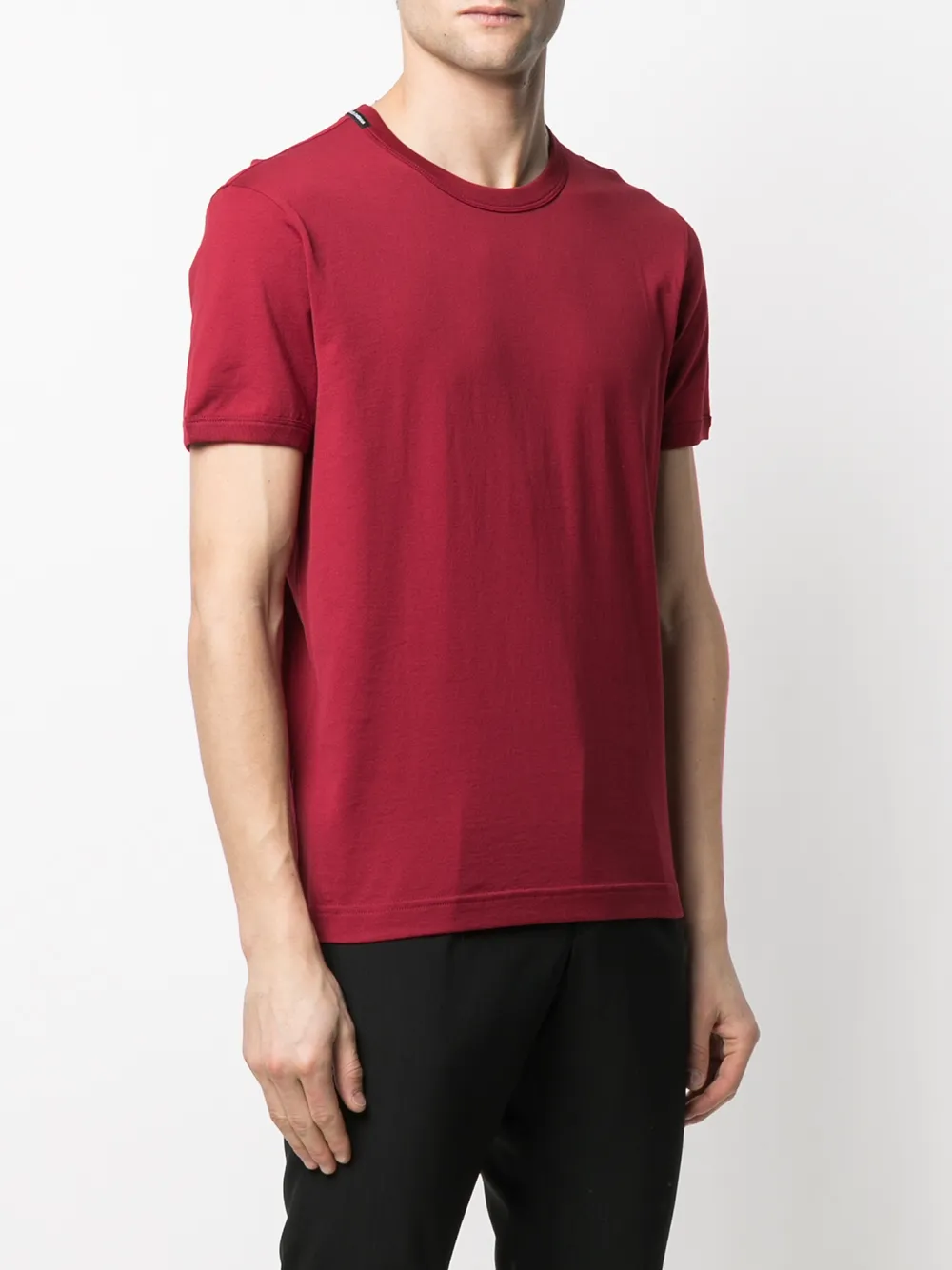 фото Dolce & gabbana футболка с нашивкой-логотипом