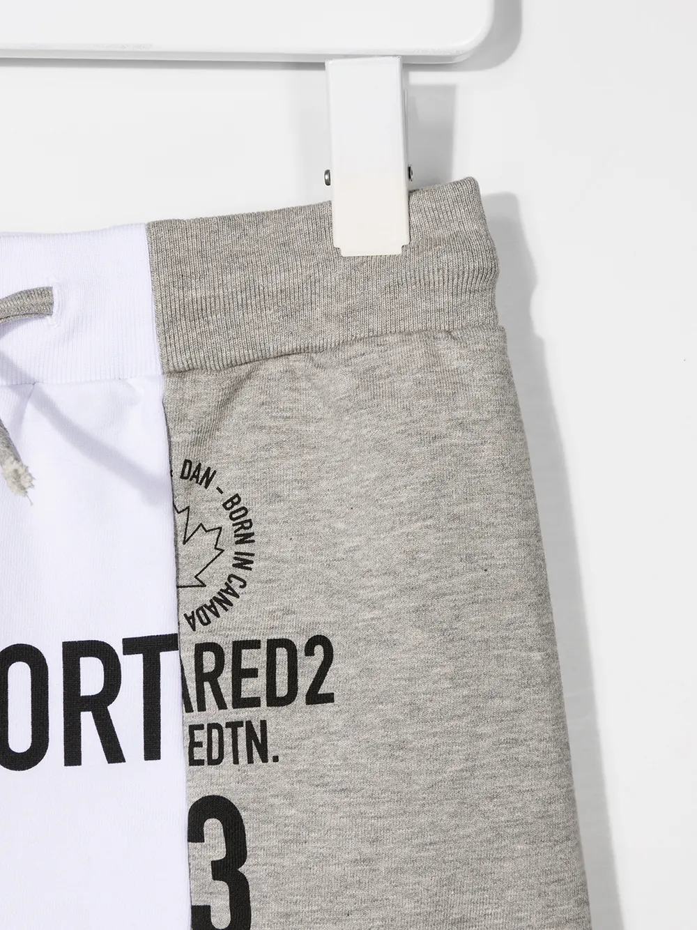 фото Dsquared2 kids юбка с контрастными вставками и логотипом