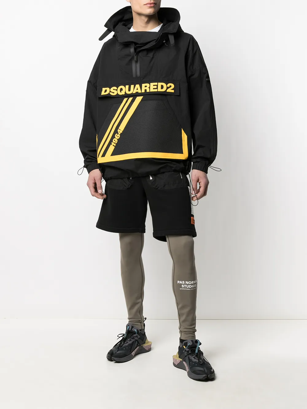 фото Dsquared2 ветровка оверсайз с логотипом