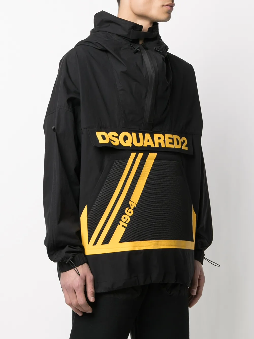 фото Dsquared2 ветровка оверсайз с логотипом