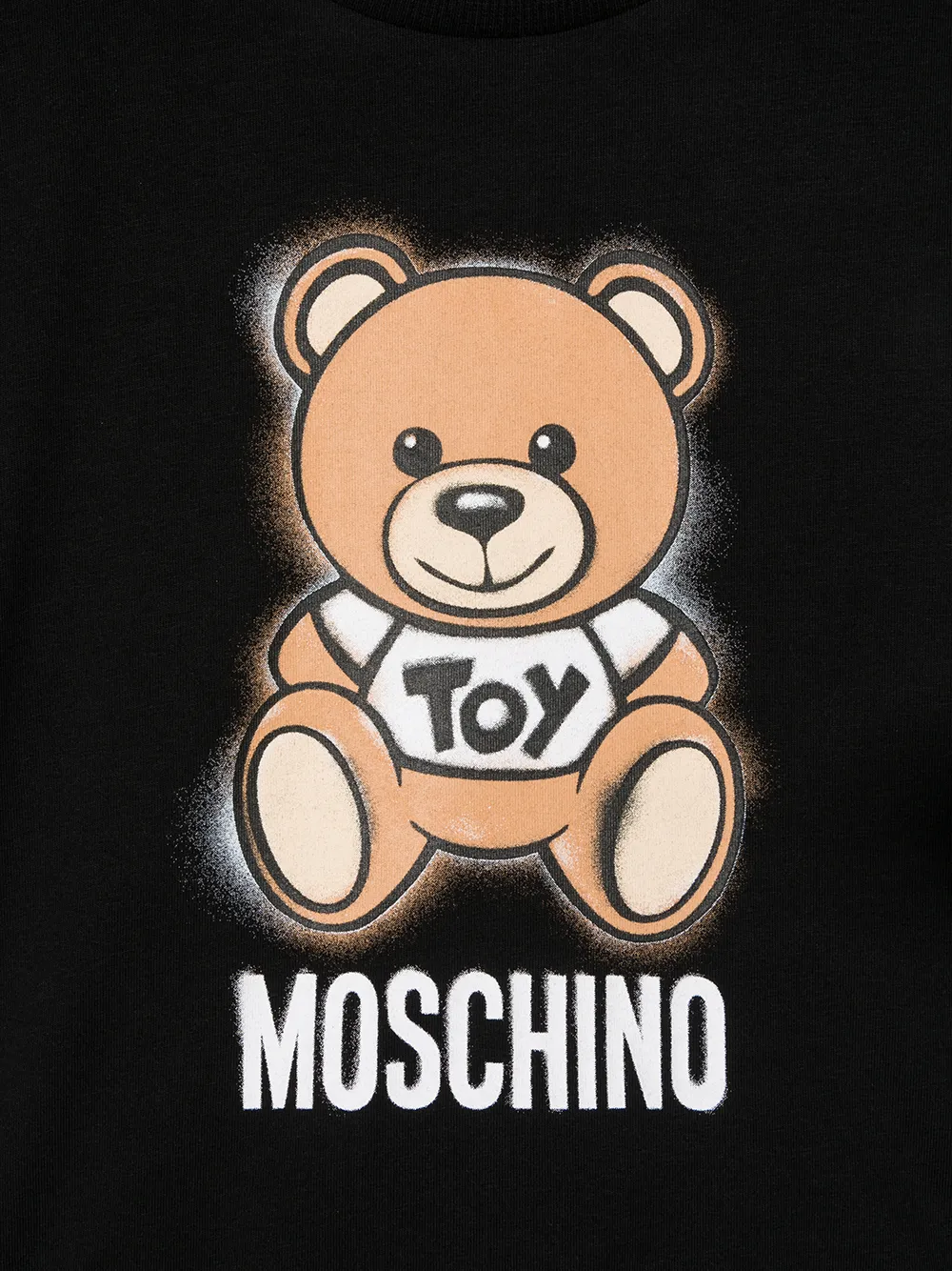 фото Moschino kids футболка с принтом teddy bear