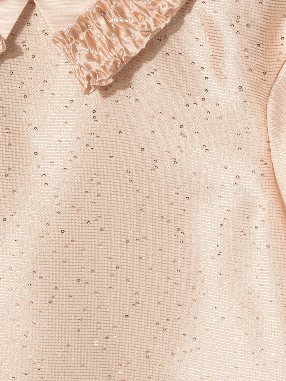 фото Valmax kids платье с короткими рукавами и блестками