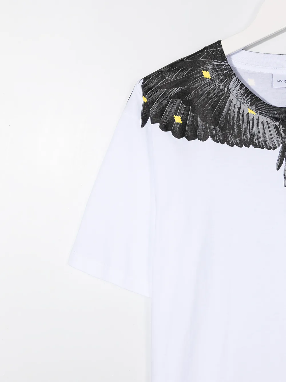 фото Marcelo burlon county of milan kids футболка с принтом wings и короткими рукавами