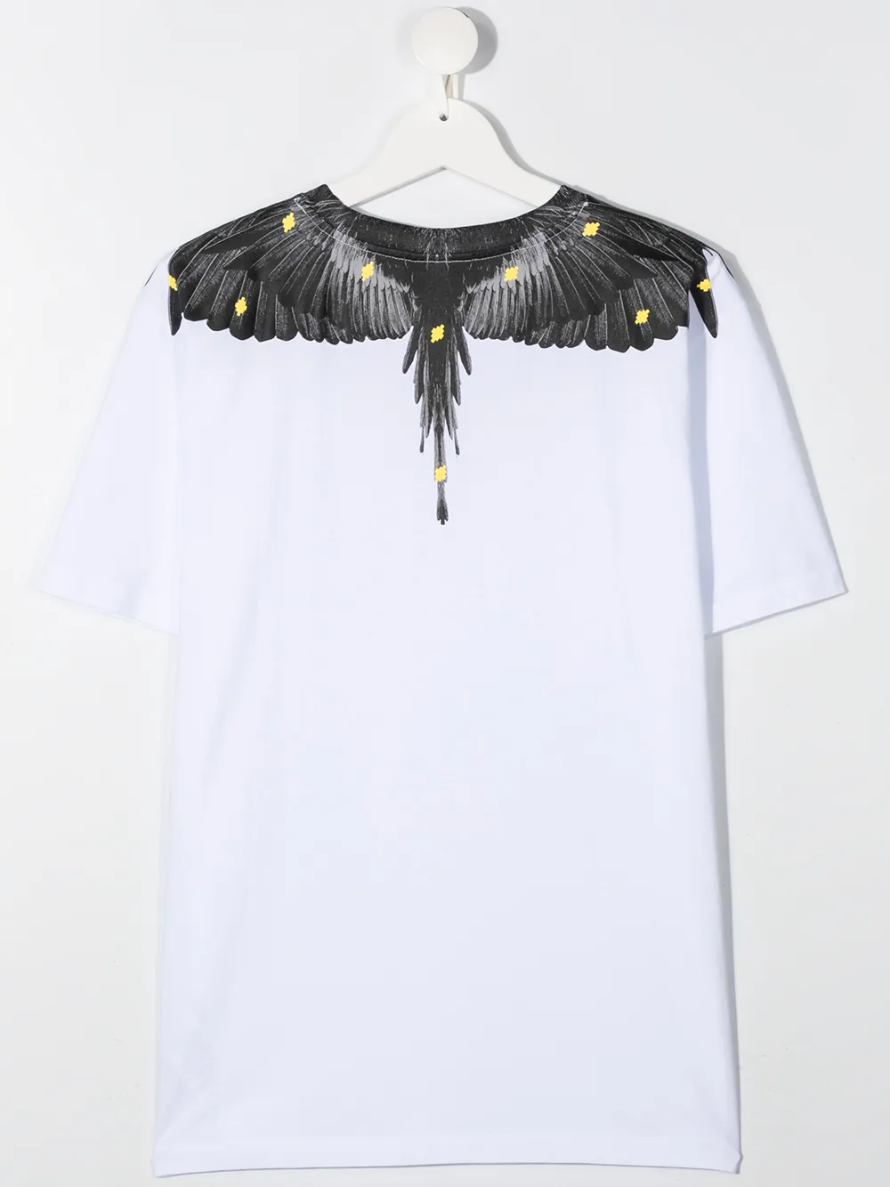фото Marcelo burlon county of milan kids футболка с принтом wings и короткими рукавами