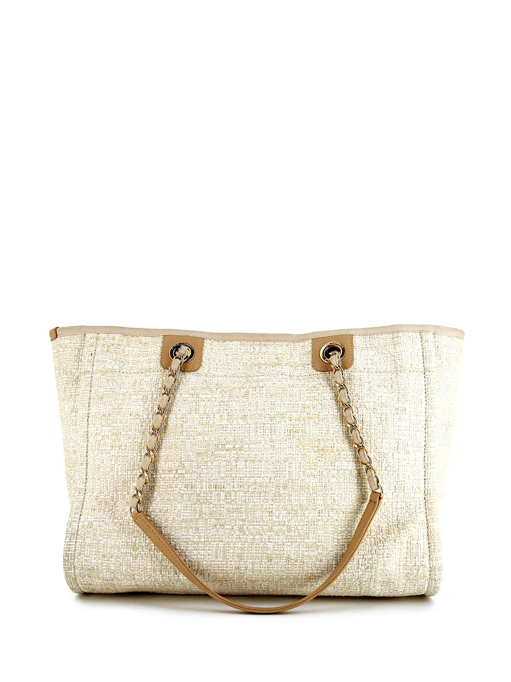 фото Chanel pre-owned сумка-тоут deauville 2018-го года