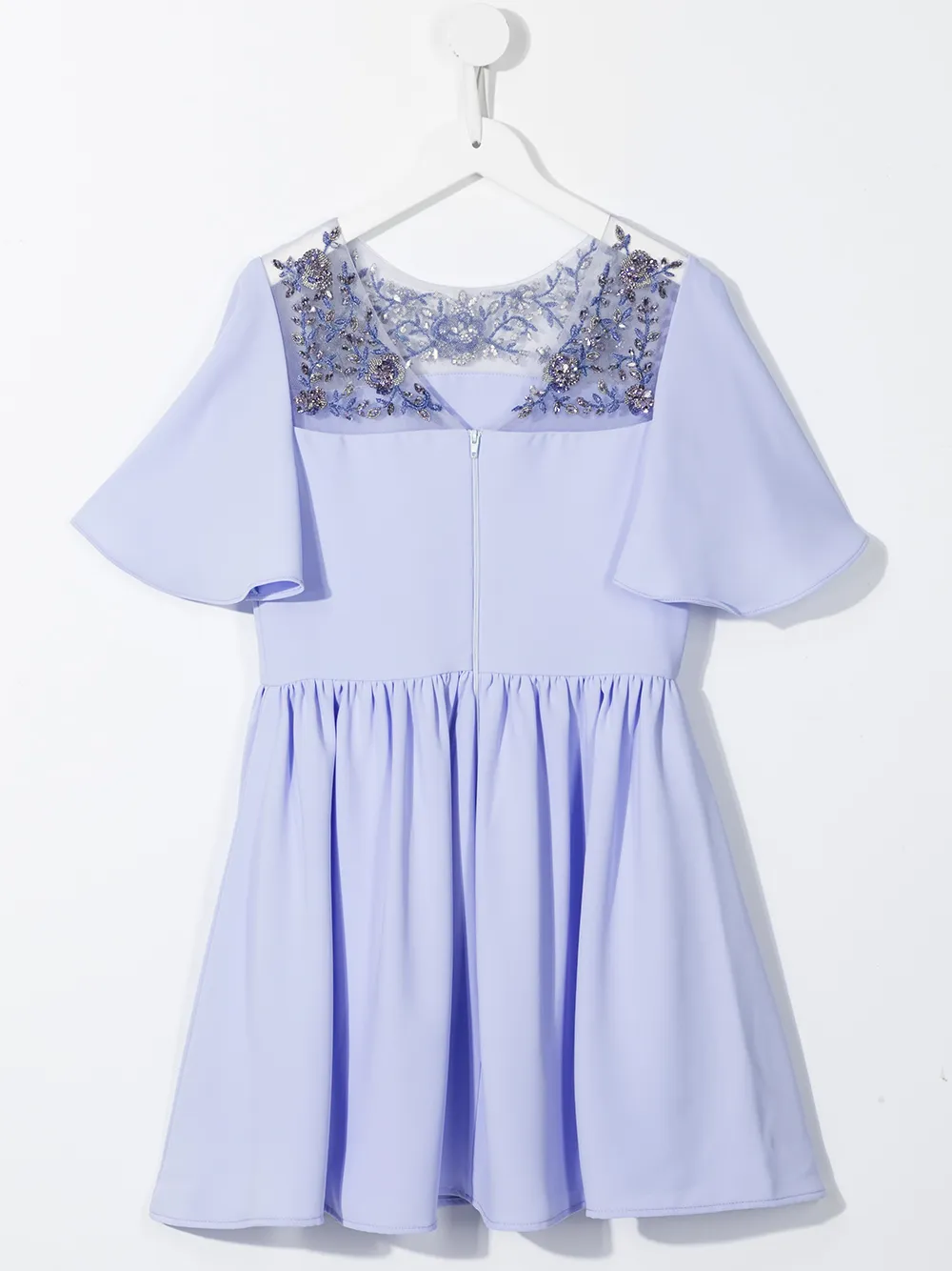 фото Marchesa notte mini декорированное платье meaghan