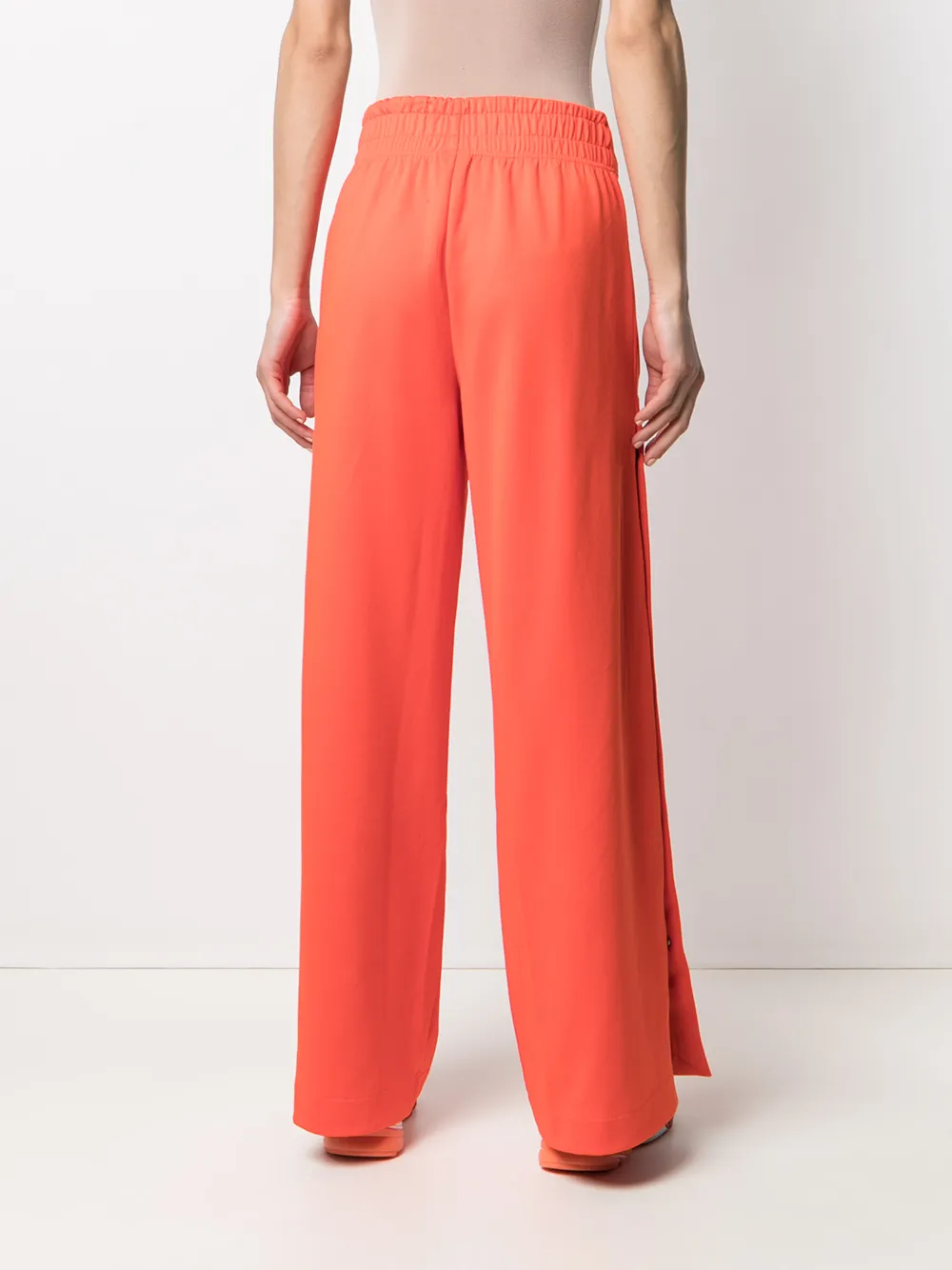 фото Adidas широкие брюки с завышенной талией