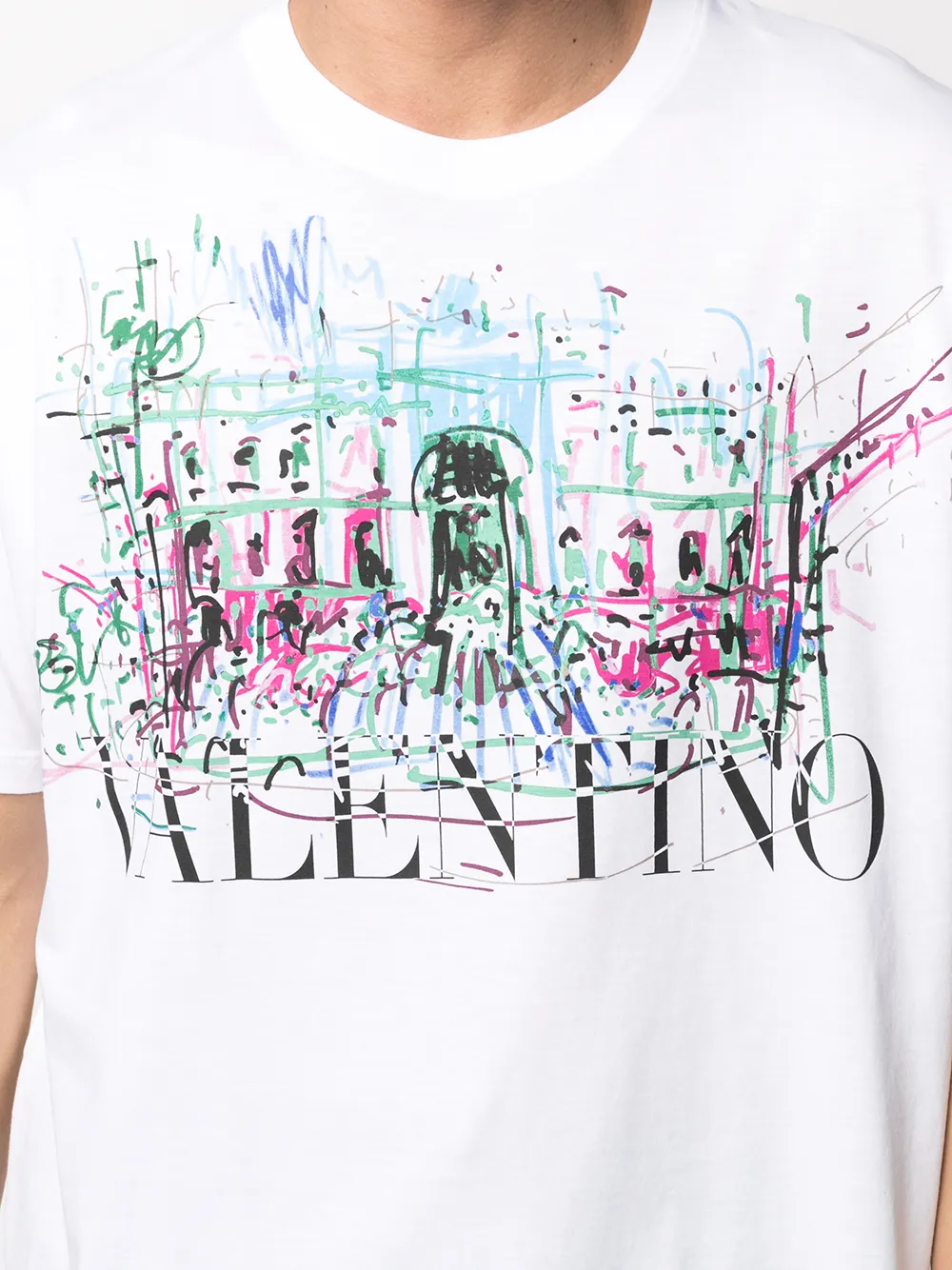 фото Valentino футболка с логотипом