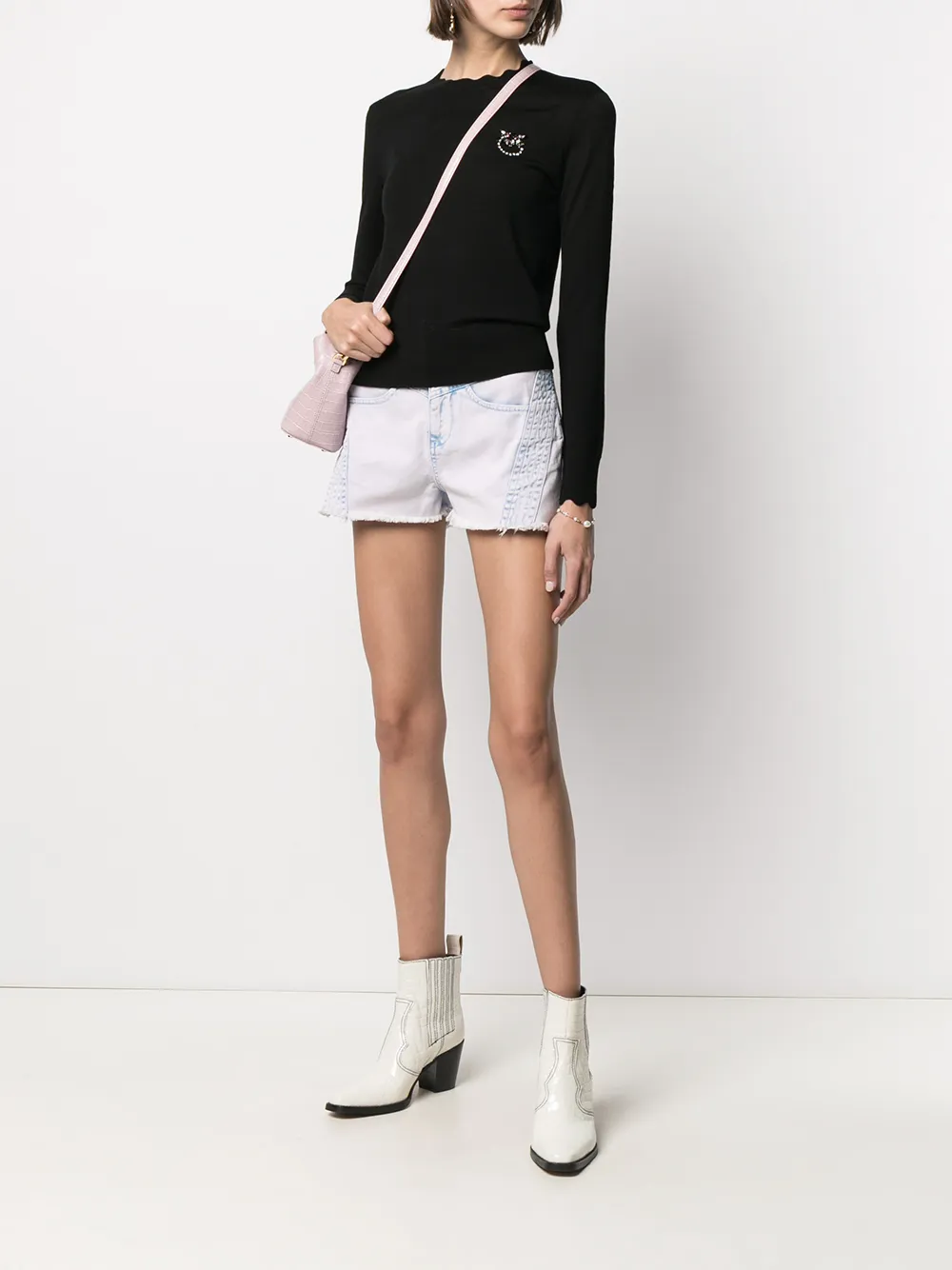 фото Pinko пуловер с кристаллами