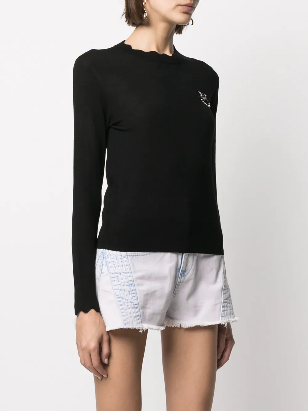 фото Pinko пуловер с кристаллами