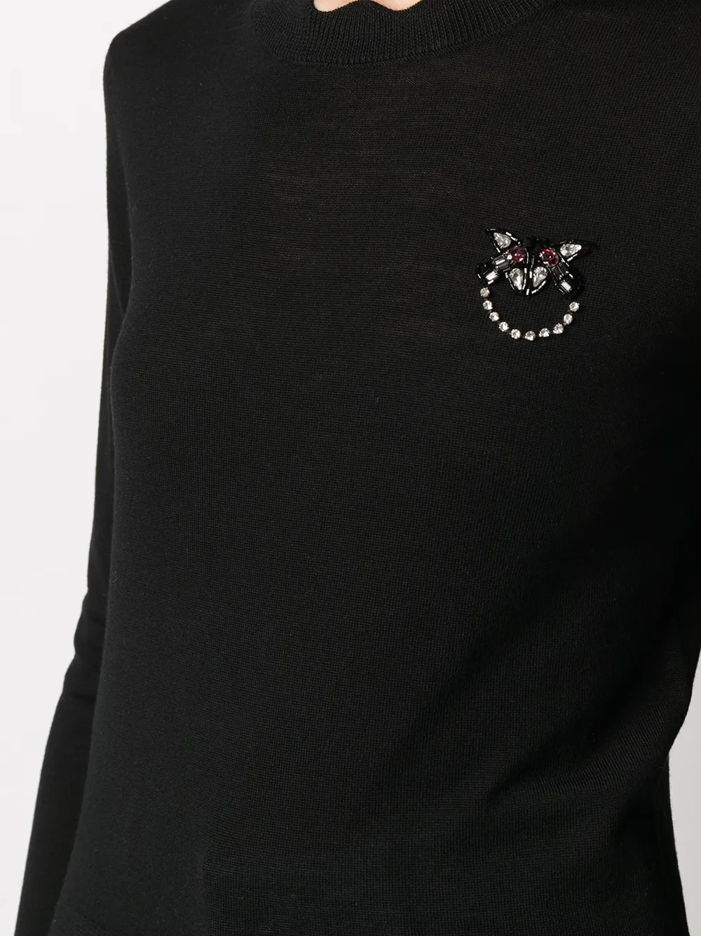 фото Pinko пуловер с кристаллами