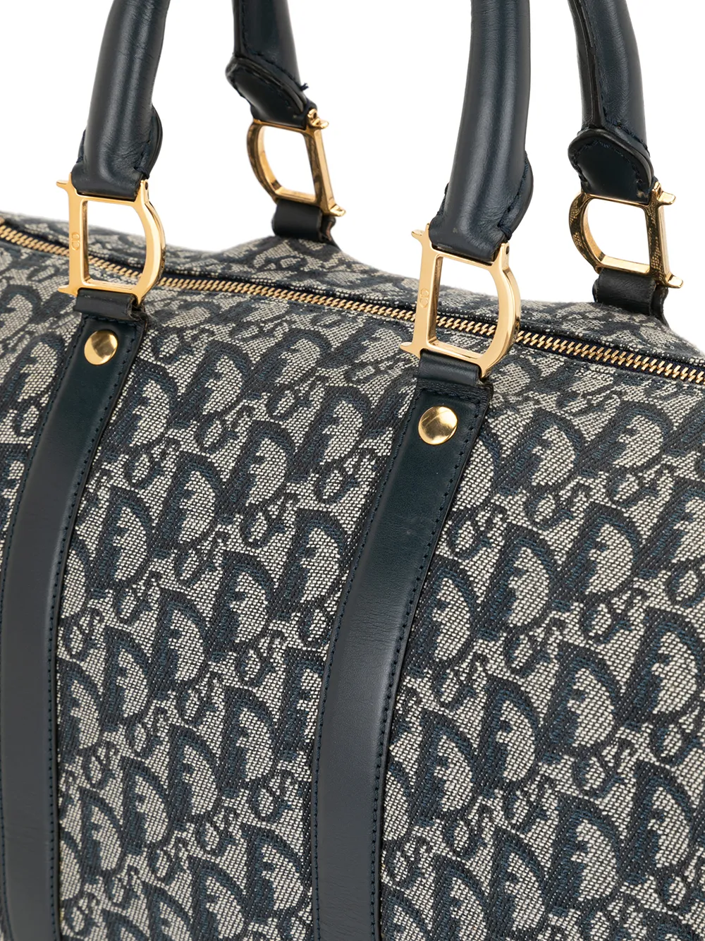 фото Christian dior сумка-тоут boston pre-owned с узором trotter