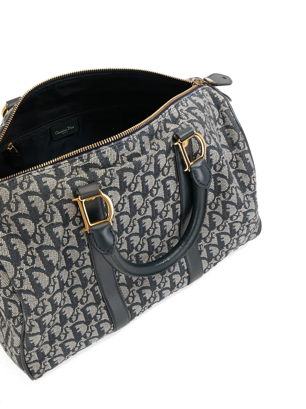 фото Christian dior сумка-тоут boston pre-owned с узором trotter