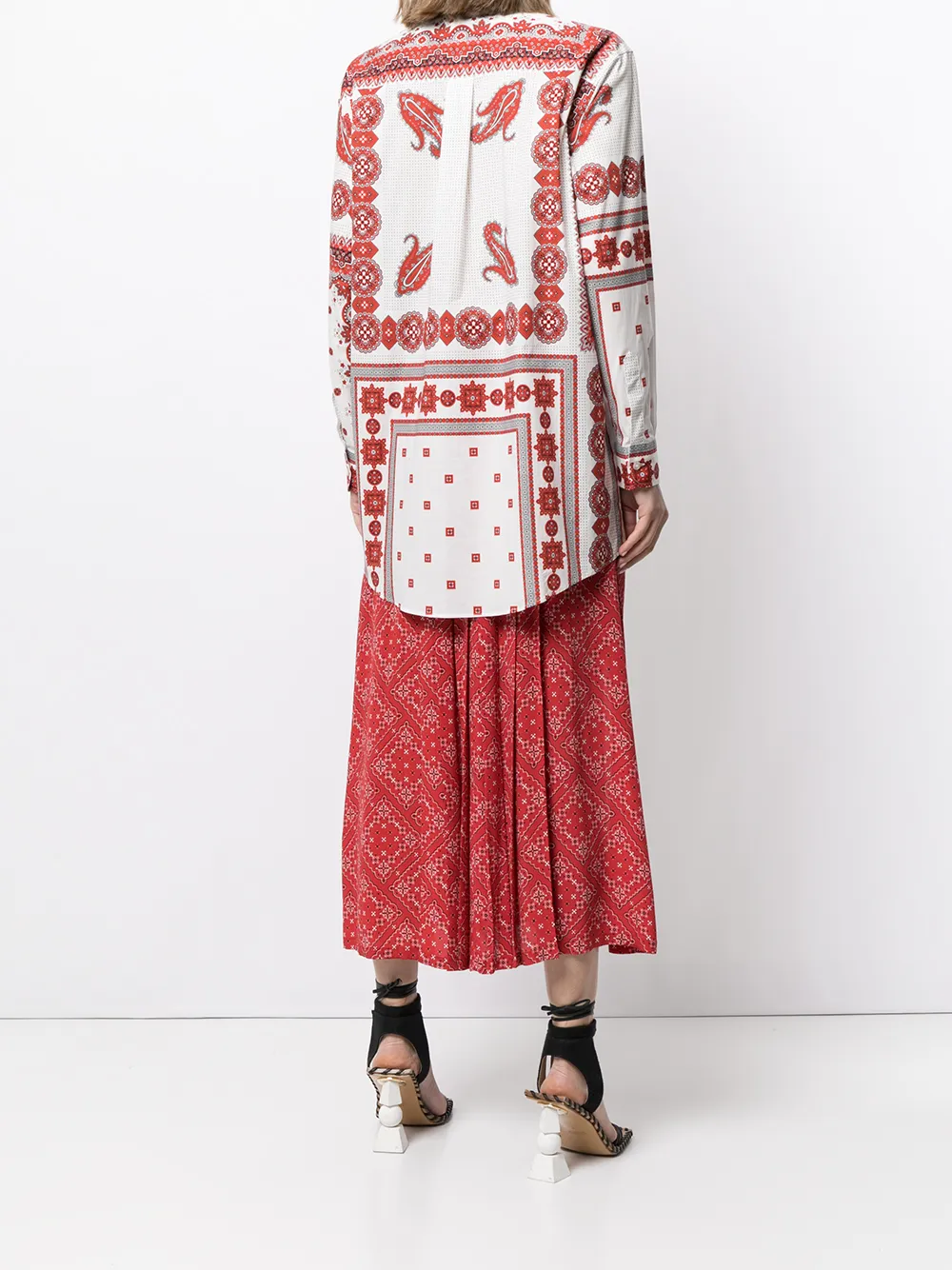 фото Etro рубашка с принтом пейсли