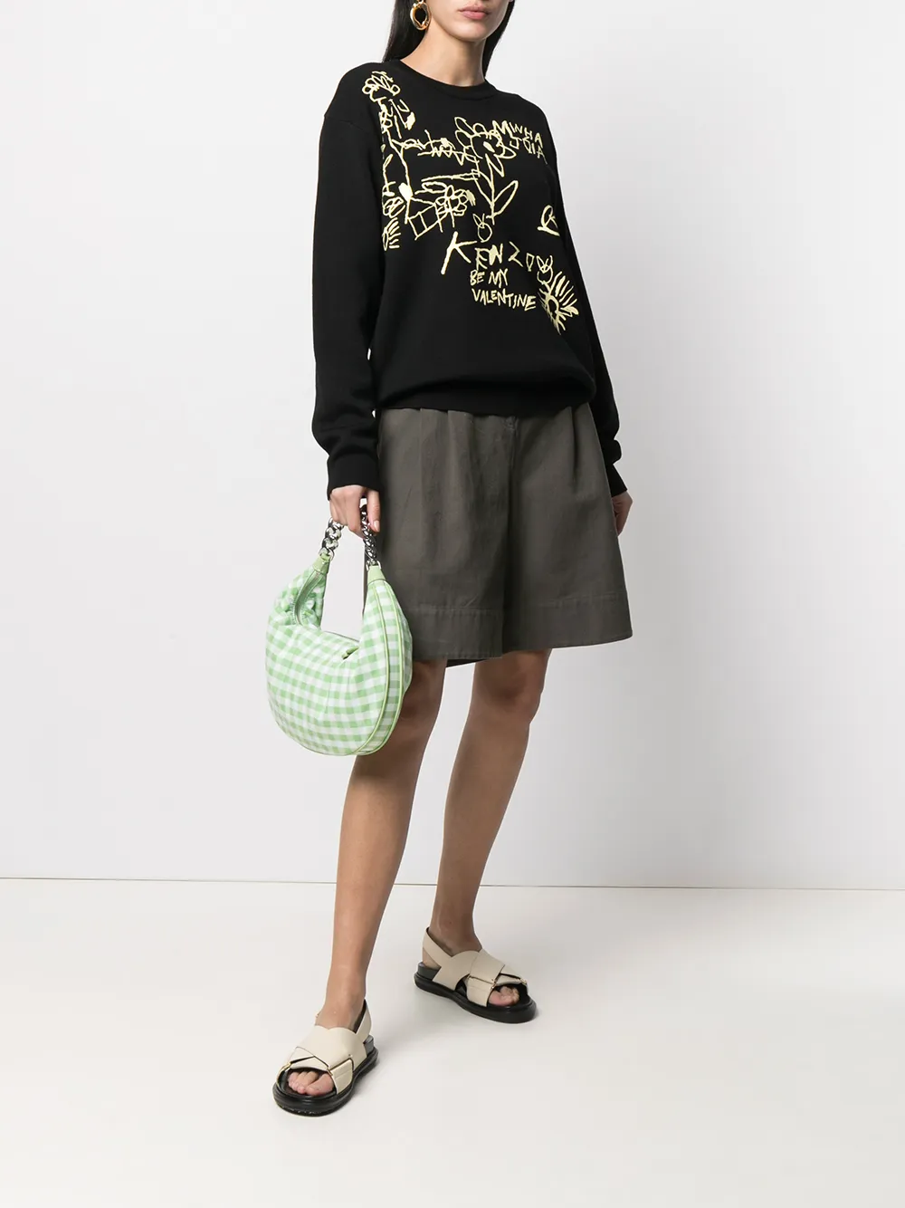 фото Kenzo толстовка с принтом