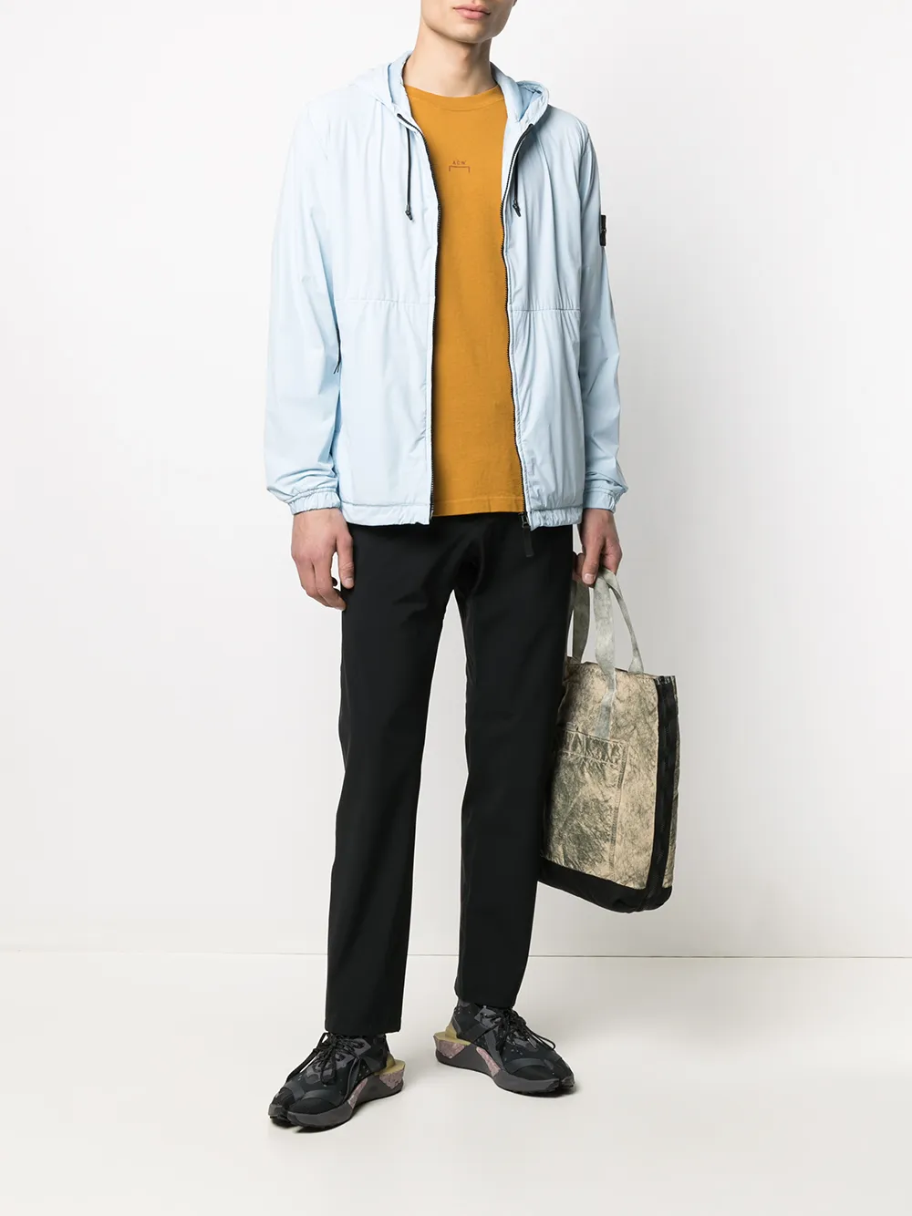 фото Stone island куртка с капюшоном и кулиской