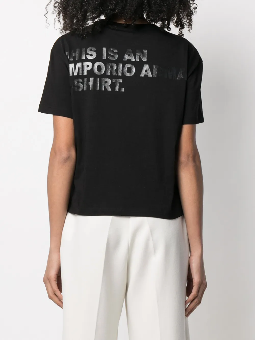 фото Emporio armani футболка с логотипом