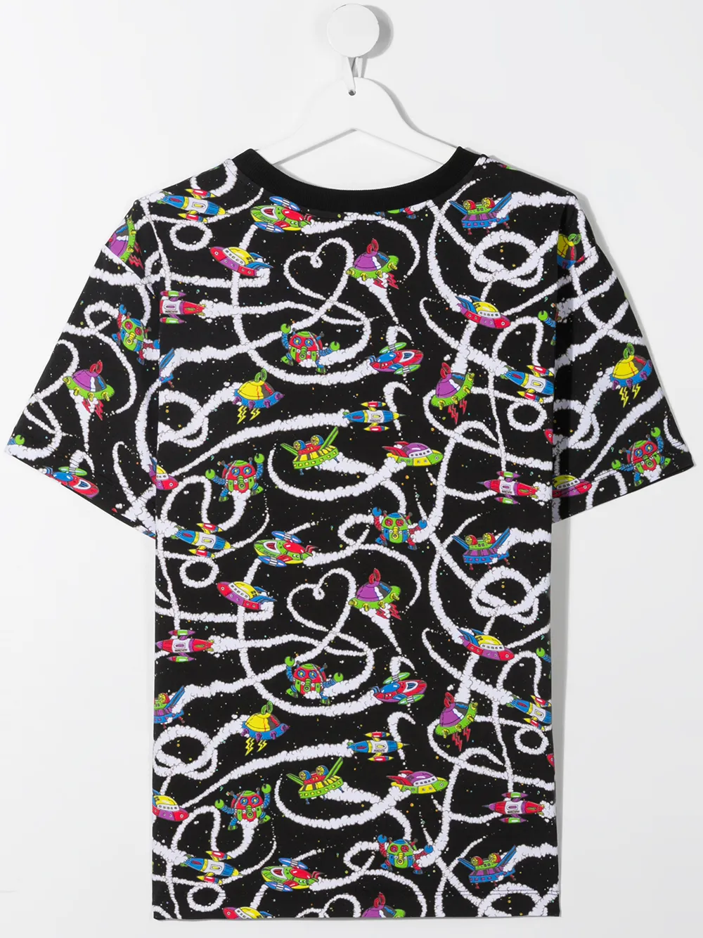 фото Moschino kids футболка с принтом