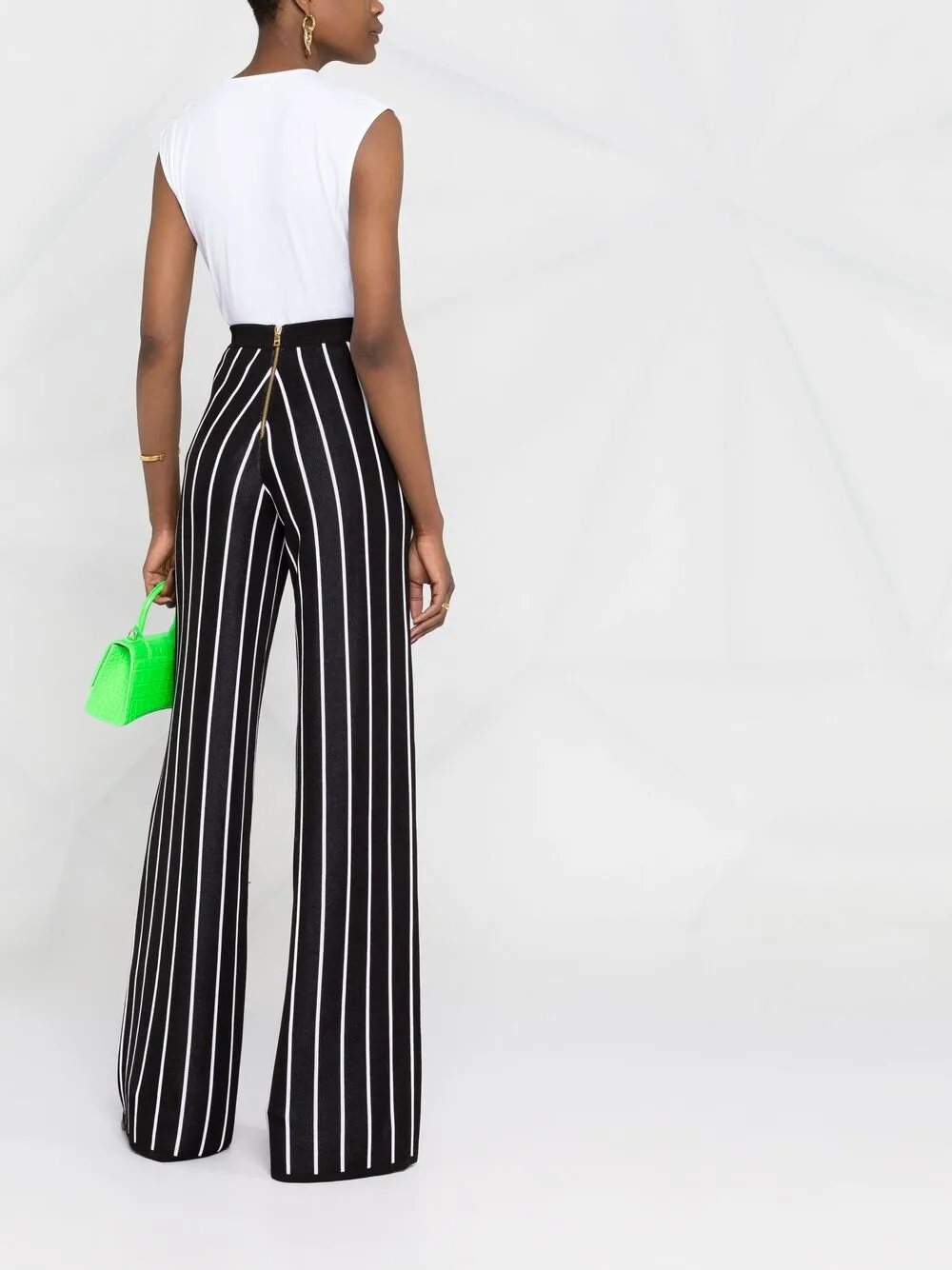 фото Balmain топ без рукавов с логотипом