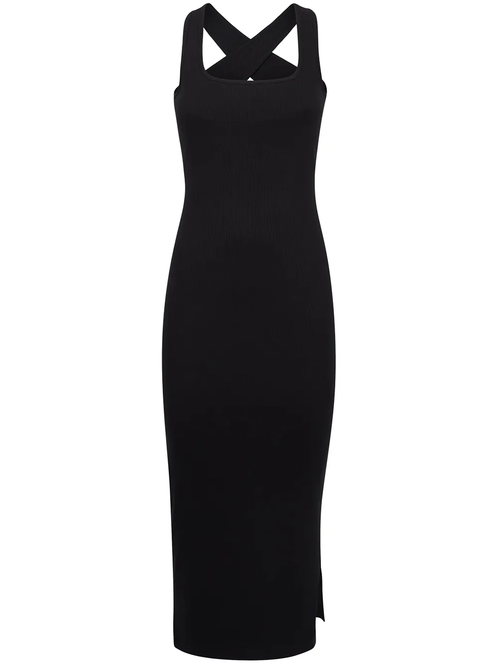 Skin vestido Iliana con espalda descubierta - Negro