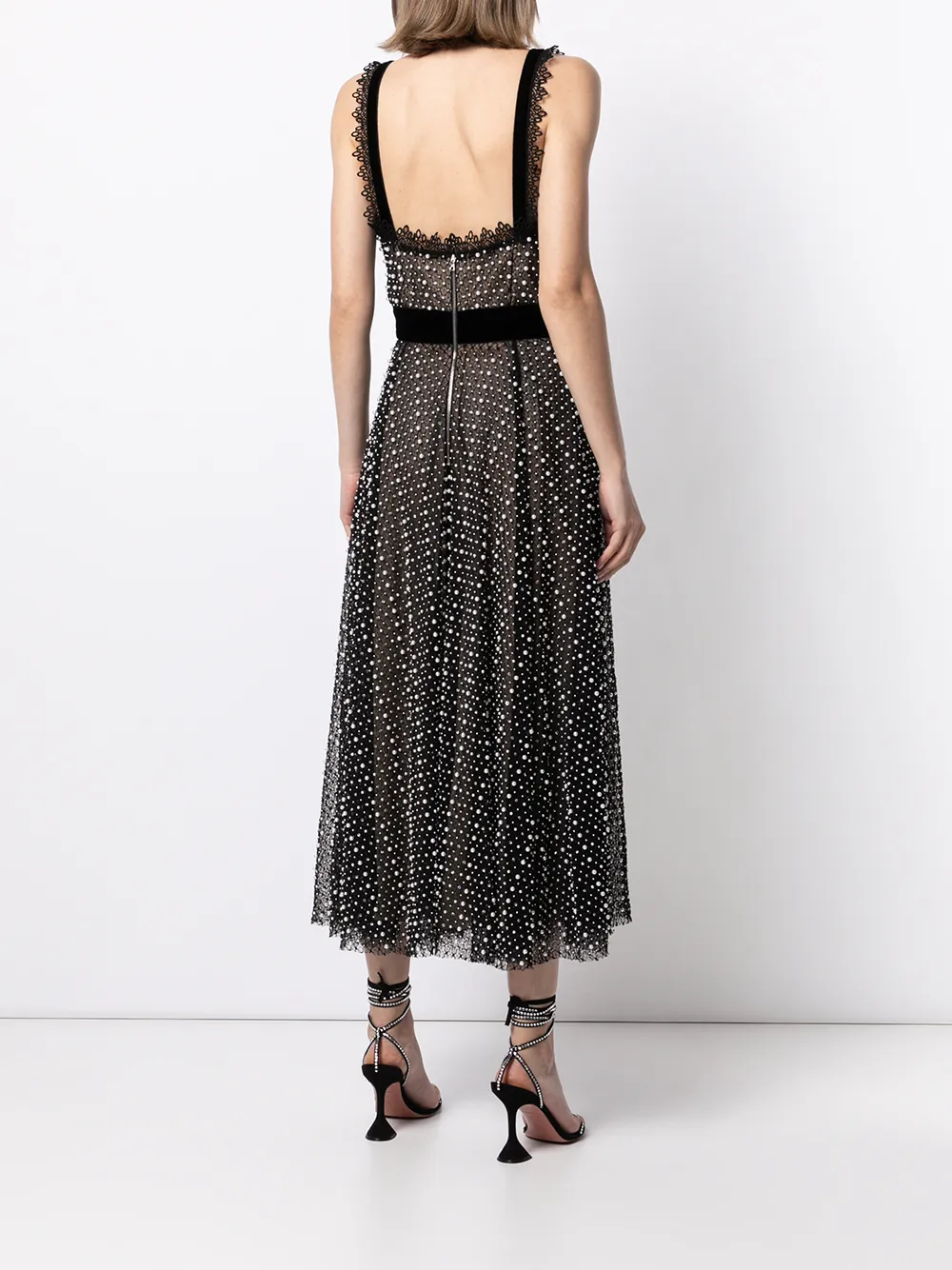 фото Ralph & russo декорированное платье с бюстье