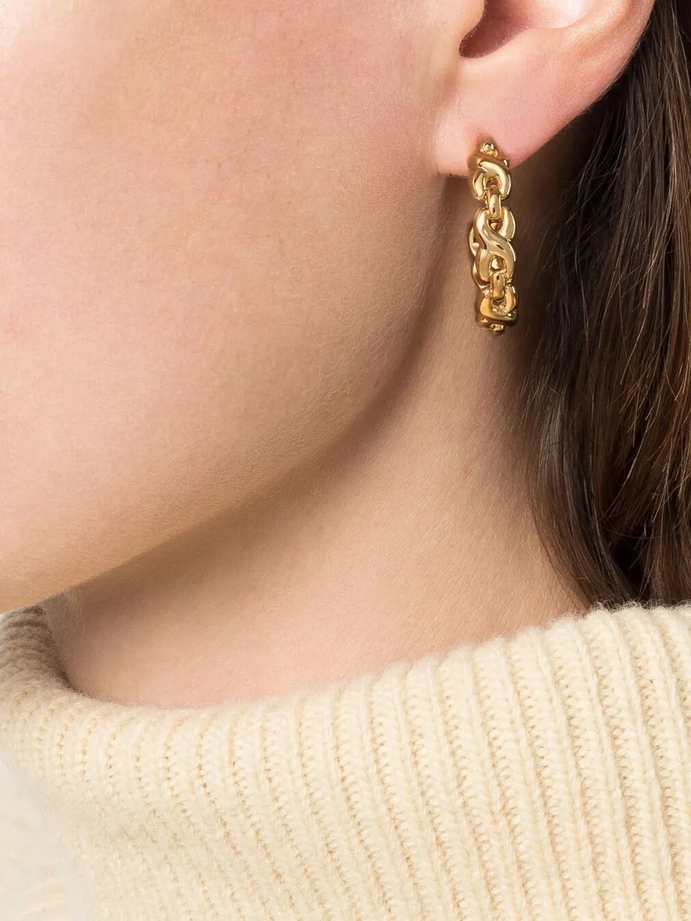 фото S_s.il серьги-кольца twist bold link