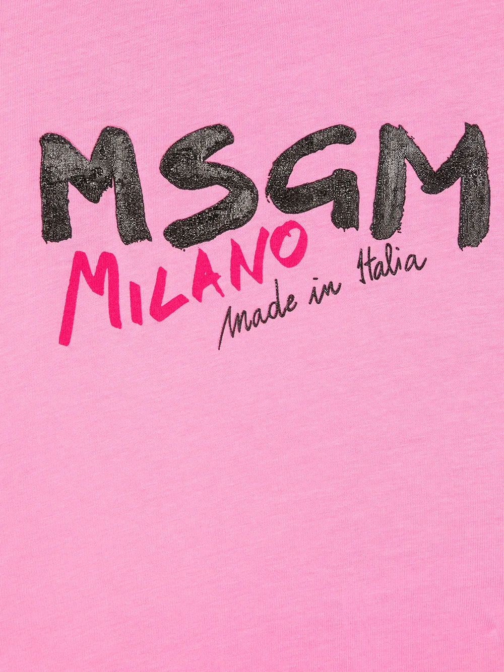 фото Msgm kids футболка с логотипом