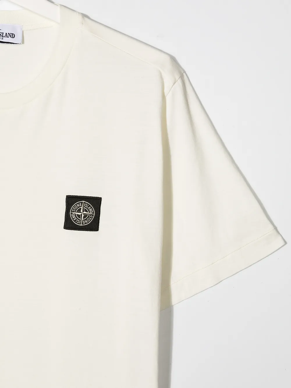 фото Stone island junior футболка с нашивкой-логотипом