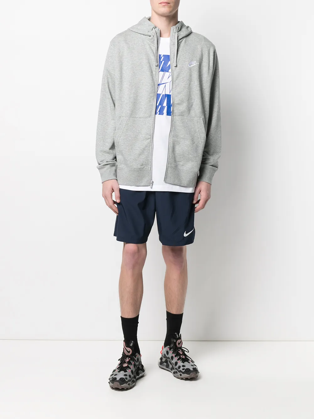 фото Nike худи club на молнии