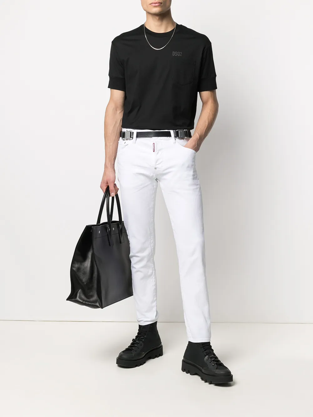 фото Dsquared2 футболка с круглым вырезом