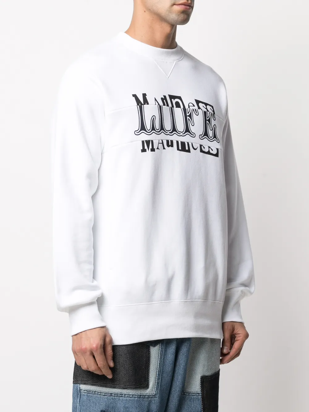 фото Sacai толстовка с графичным принтом