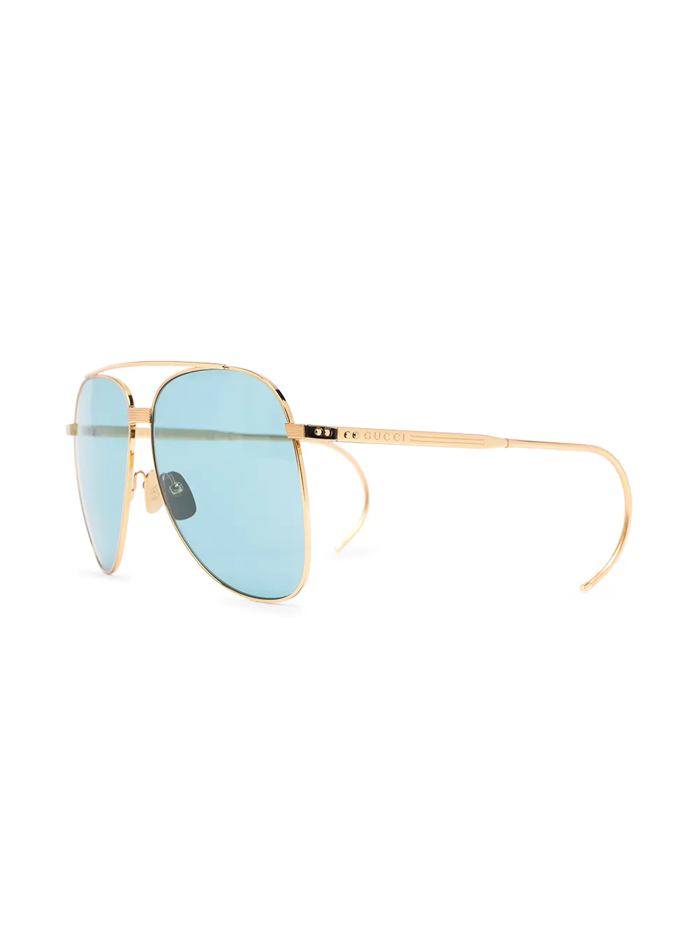 Gucci Eyewear Tinted Pilot Frame Sunglasses Farfetch