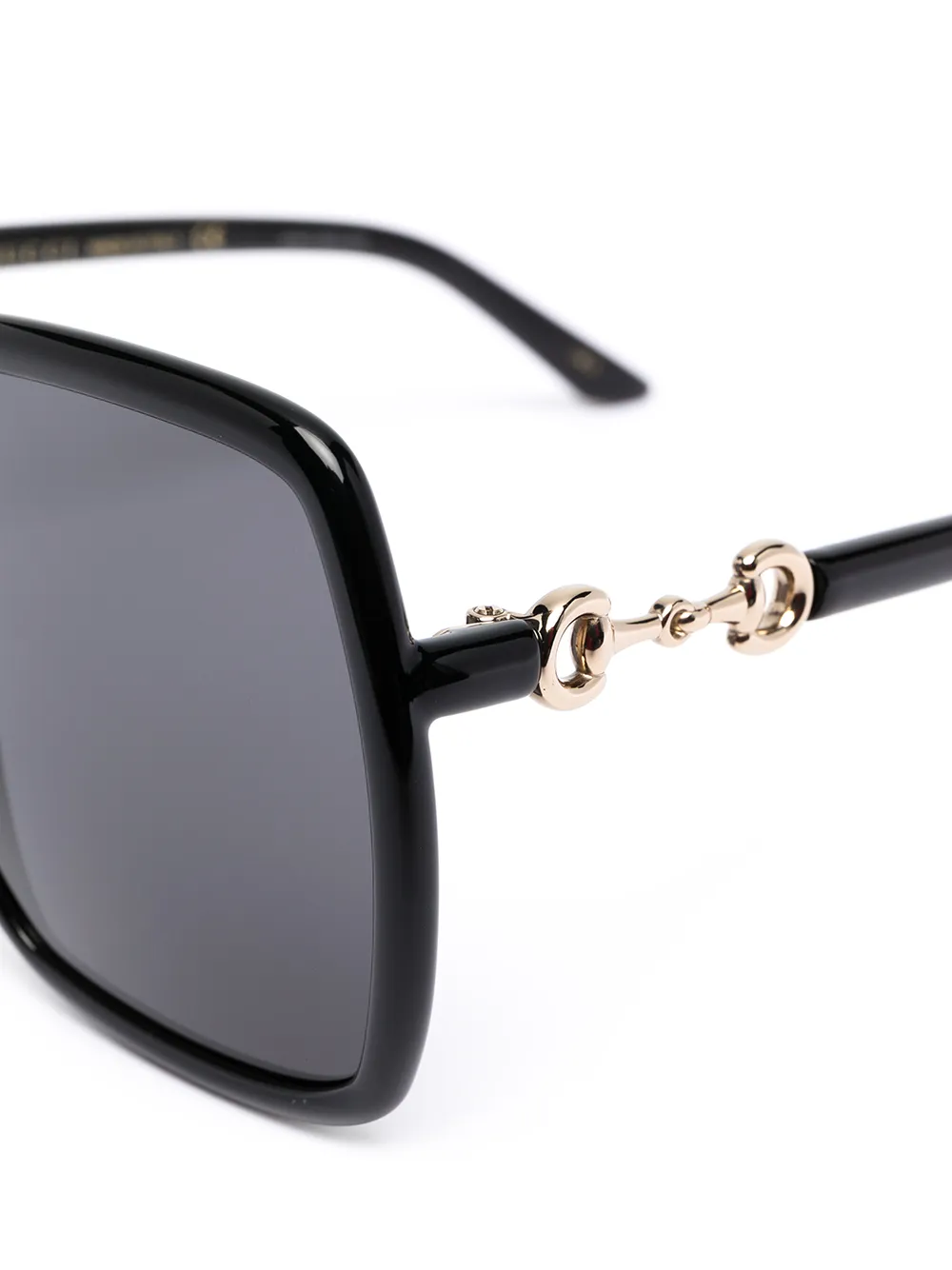 фото Gucci eyewear солнцезащитные очки в массивной квадратной оправе