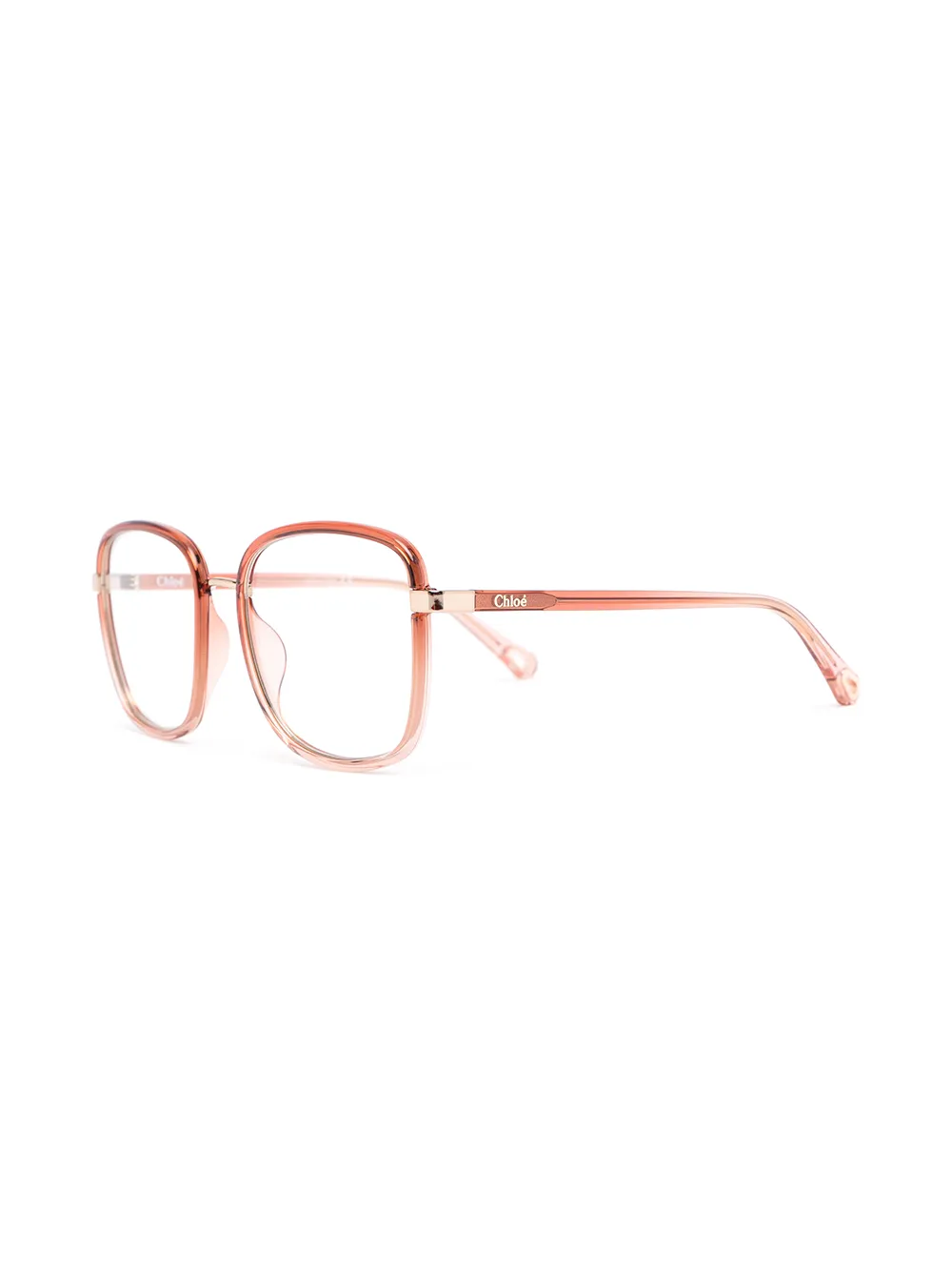 фото Chloé eyewear очки в массивной оправе