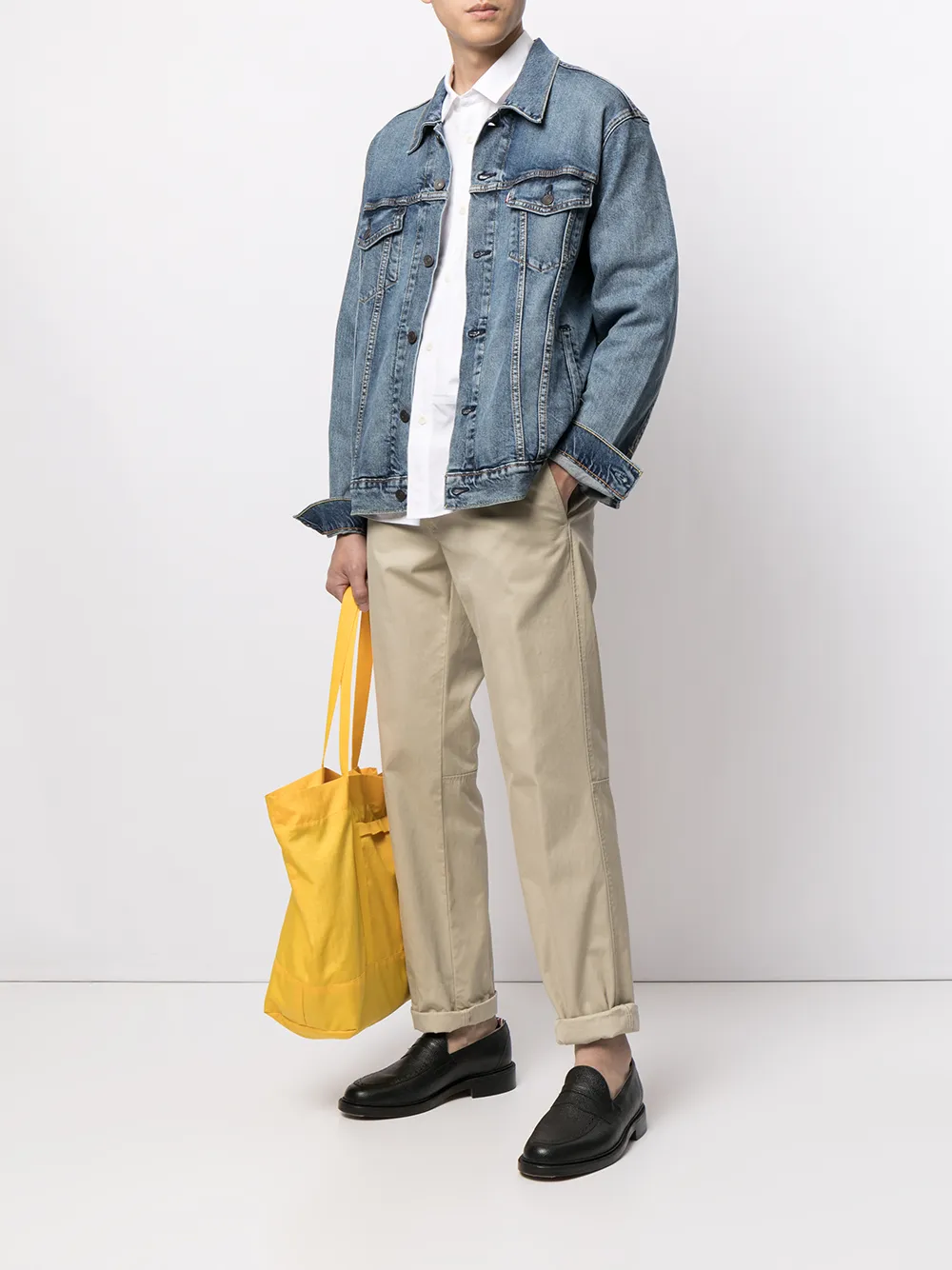 фото Junya watanabe man рубашка с классическим воротником