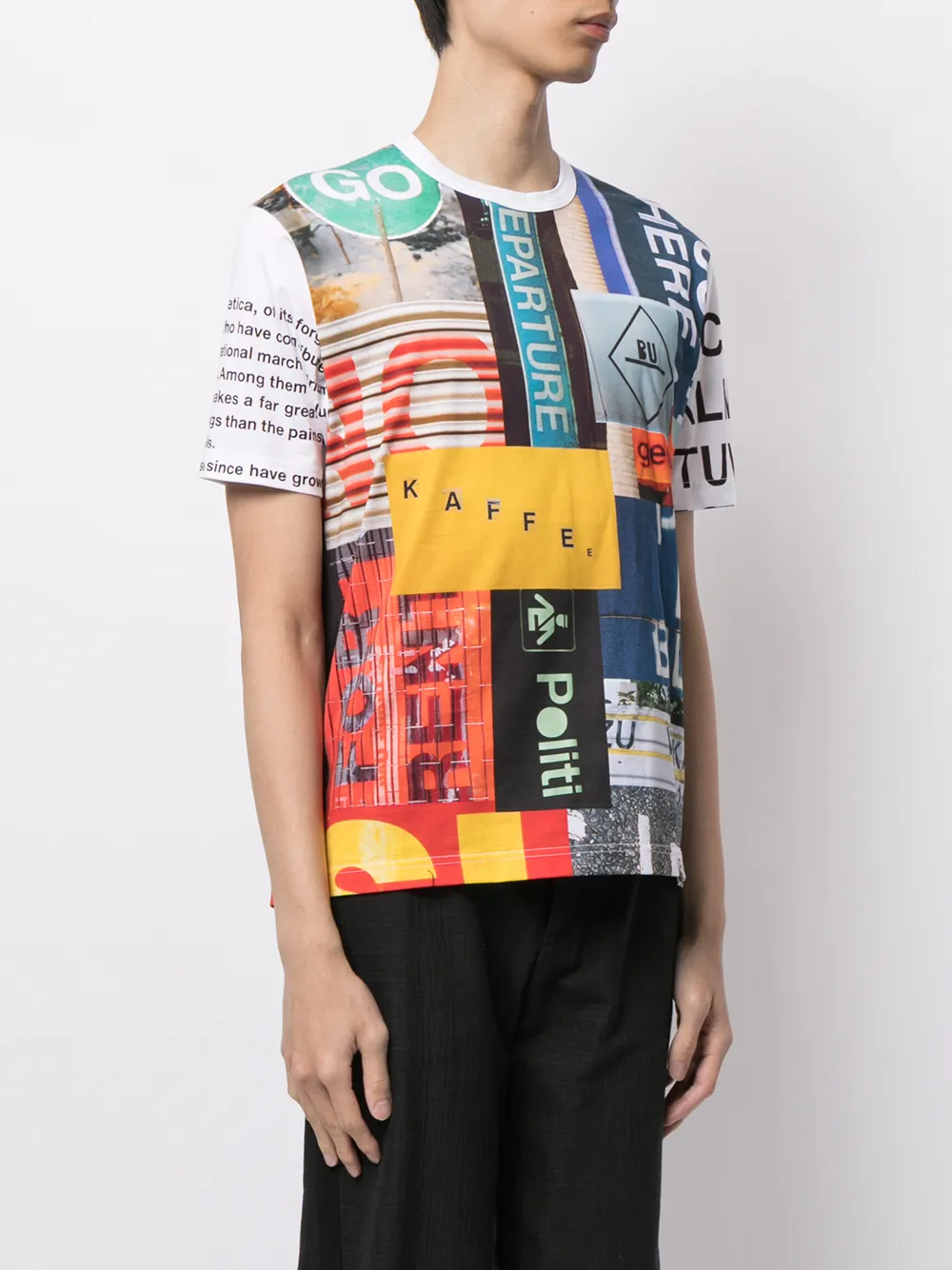 фото Junya watanabe man футболка с принтом