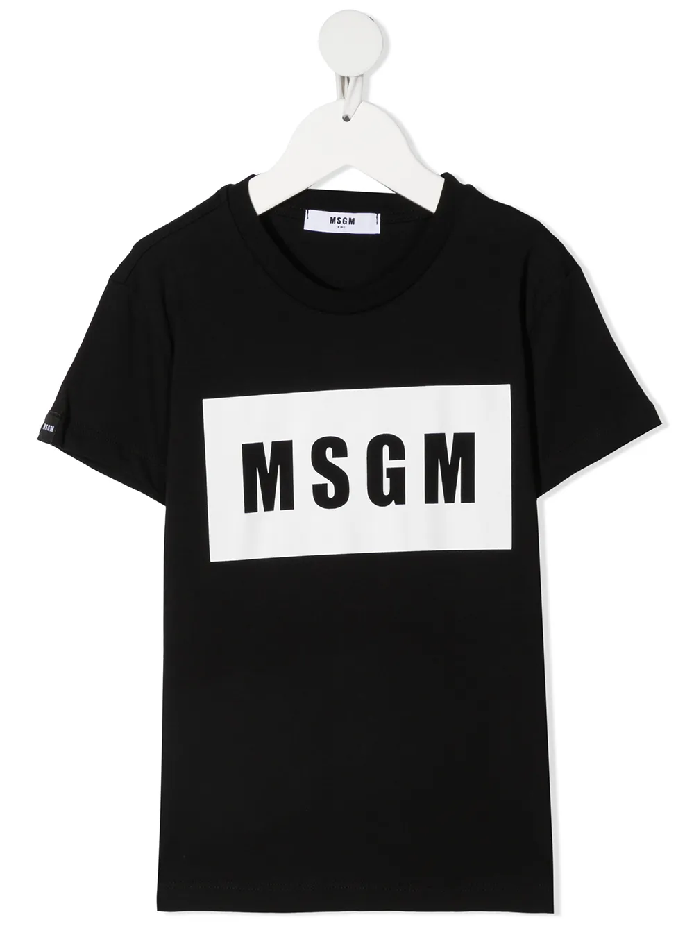 фото Msgm kids футболка с логотипом